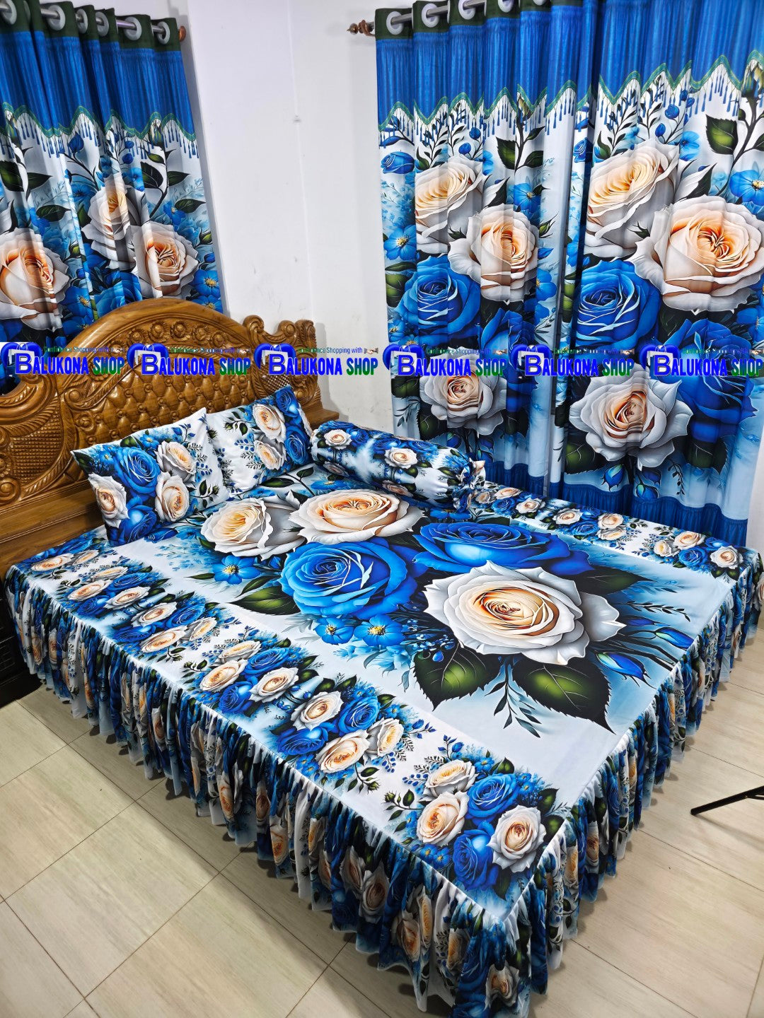 3D ওয়াটারপ্রুফ প্রিমিয়াম কুচি চাদর (BK=18)