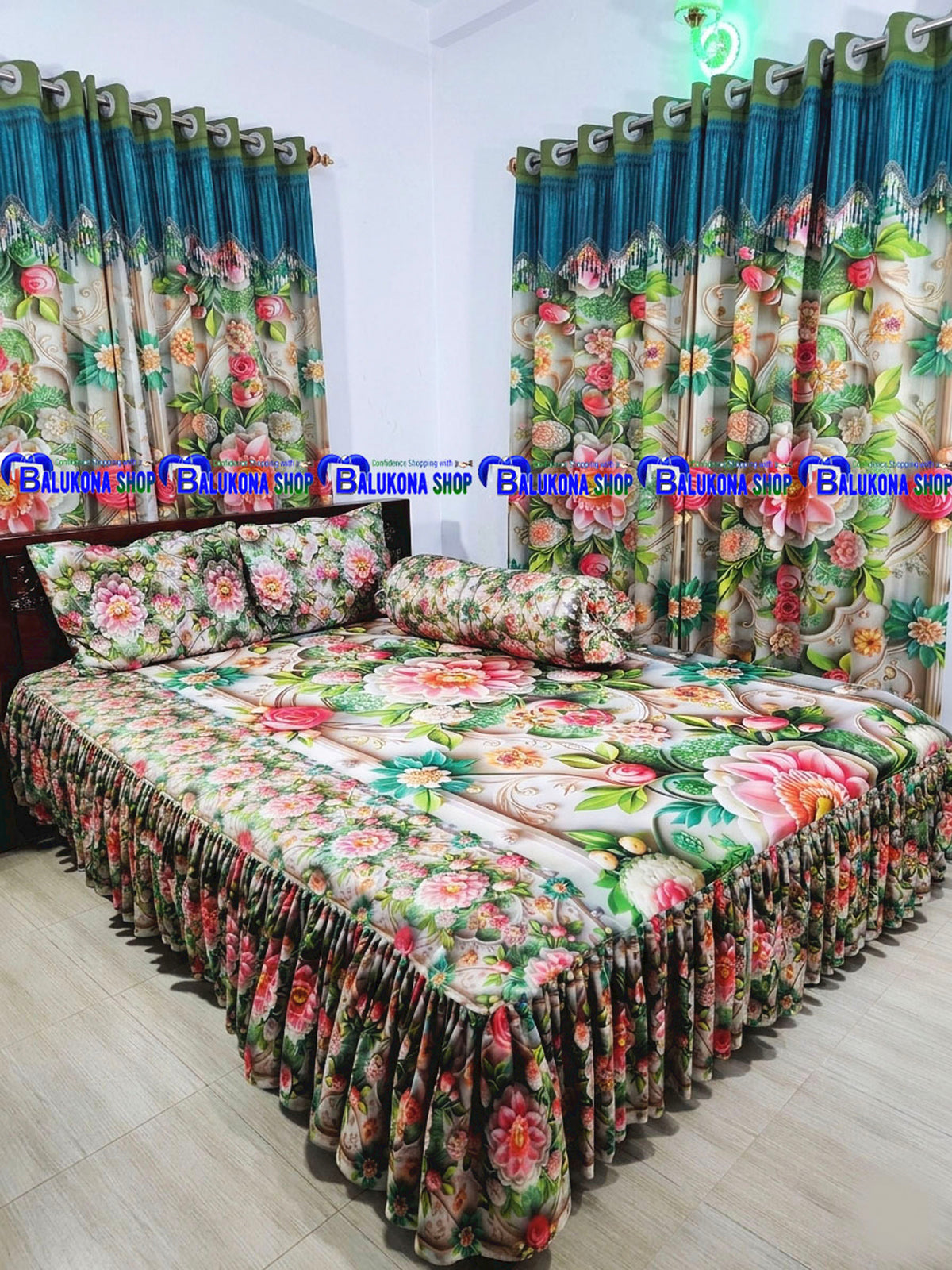 3D ওয়াটারপ্রুফ প্রিমিয়াম কুচি চাদর (BK=7)