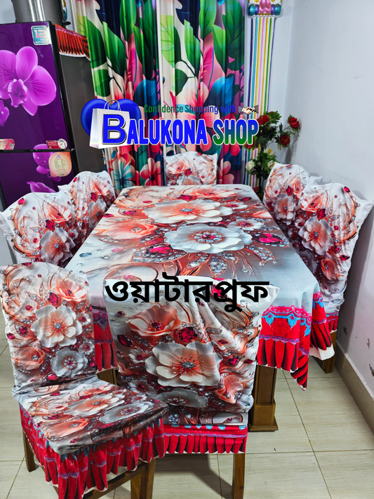 3D ওয়াটারপ্রুফ  প্রিমিয়াম কুচি ডাইনিং সেট (DK=11)