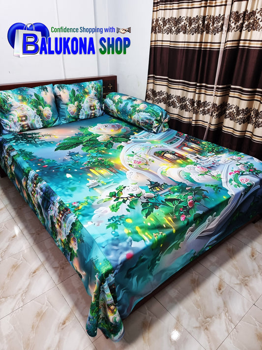 উন্নত মানের ১০০% ওয়াটারপ্রুফ (3D) বেডশিট