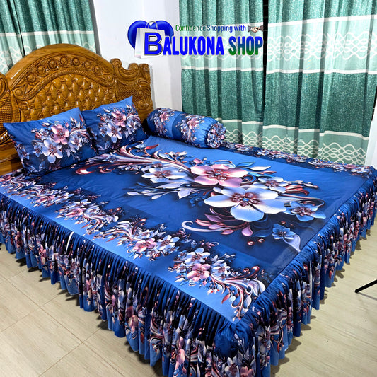 3D ওয়াটারপ্রুফ প্রিমিয়াম কুচি চাদর (BK=3)