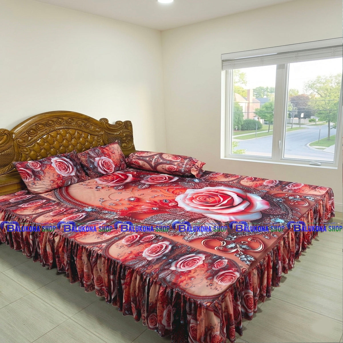 3D ওয়াটারপ্রুফ প্রিমিয়াম কুচি চাদর (BK=12)