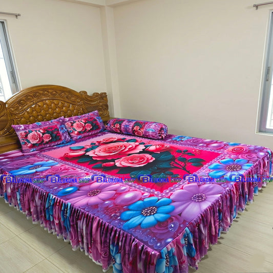 3D ওয়াটারপ্রুফ প্রিমিয়াম কুচি চাদর (BK=10)