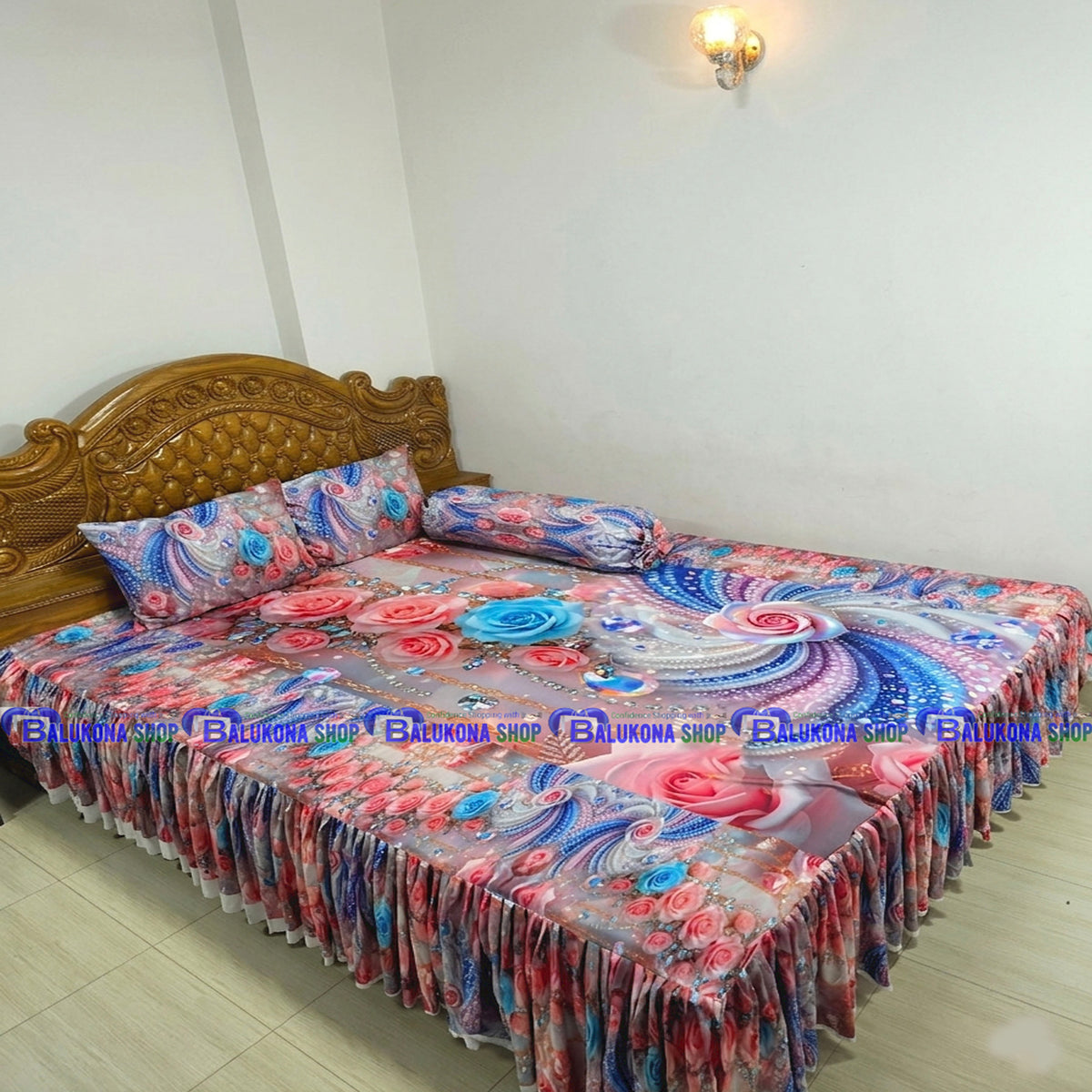 3D ওয়াটারপ্রুফ প্রিমিয়াম কুচি চাদর (BK=15)