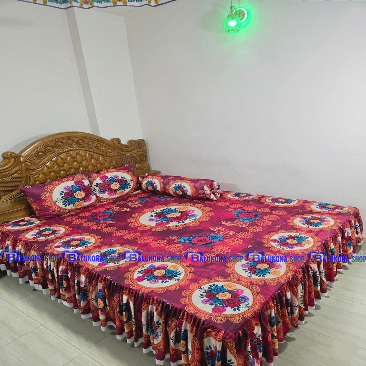 3D ওয়াটারপ্রুফ প্রিমিয়াম কুচি চাদর (BK=13)