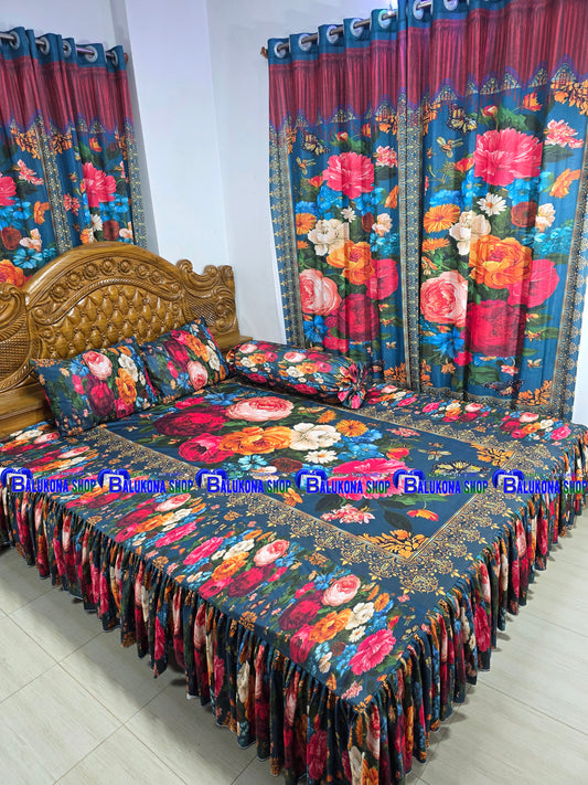 3D ওয়াটারপ্রুফ প্রিমিয়াম কুচি চাদর (BK=11)