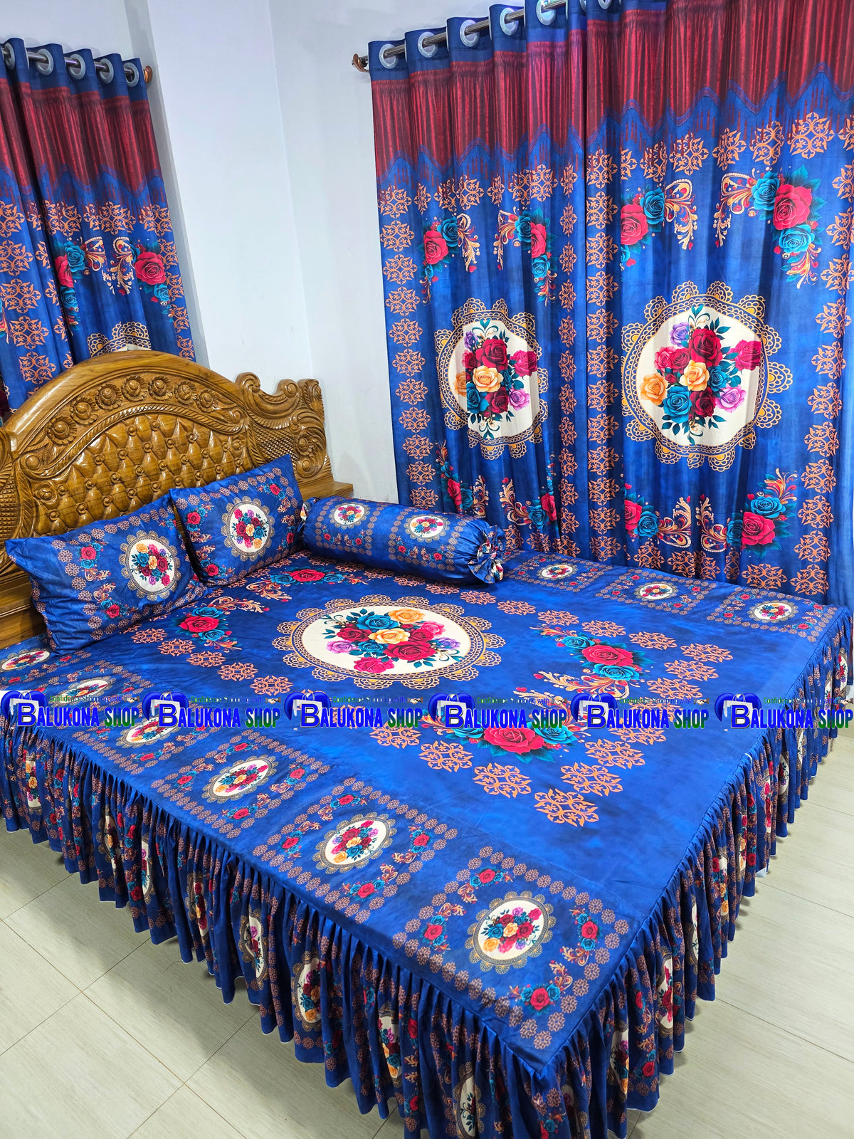 3D ওয়াটারপ্রুফ প্রিমিয়াম কুচি চাদর (BK=14)