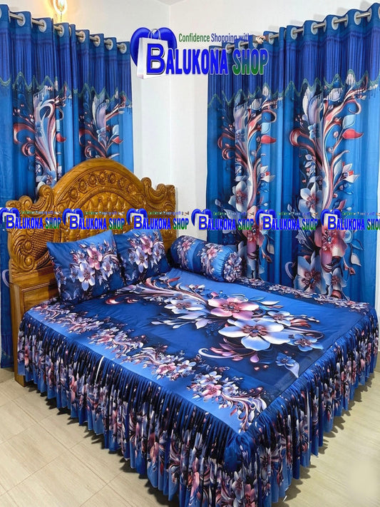 3D ওয়াটারপ্রুফ প্রিমিয়াম কুচি চাদর (BK=3)