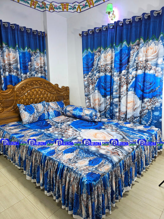 3D ওয়াটারপ্রুফ প্রিমিয়াম কুচি চাদর (BK=9)